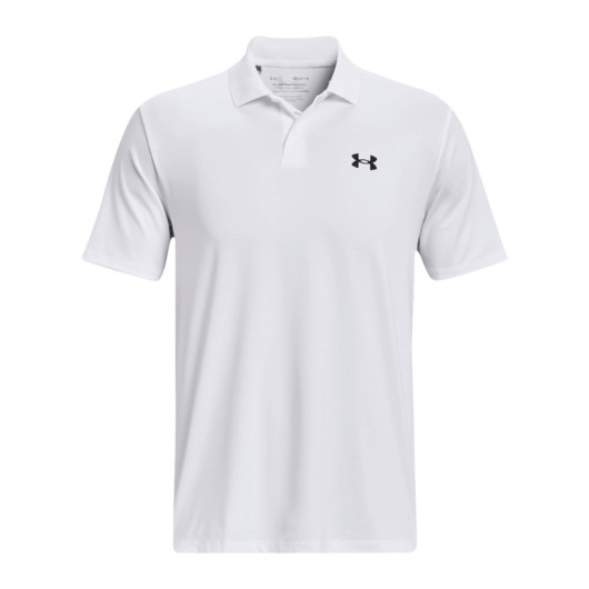 Under Armour Performance Mens Polos Whiite